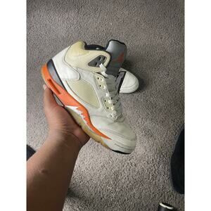 Size 9.5- Air Jordan 5 Retro DC1060-100 Shattered Backboard